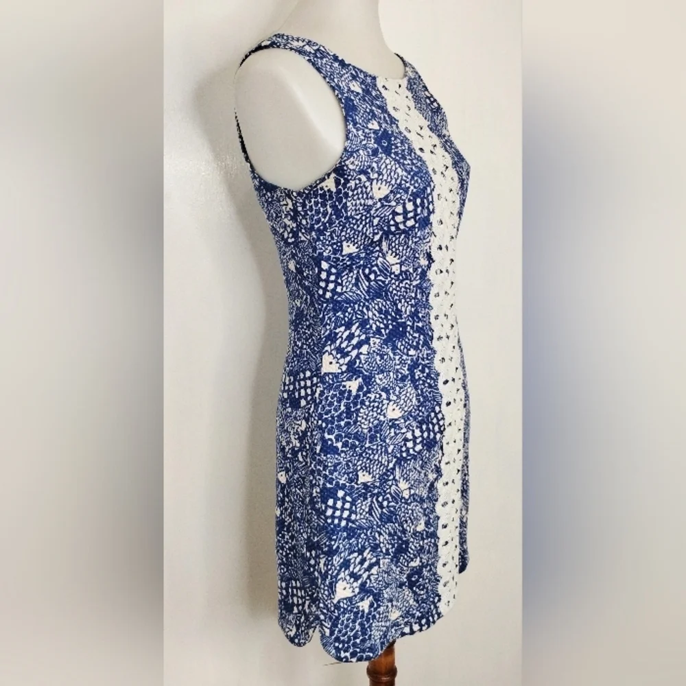 LILLY PULITZER BLUE FISH DRESS - Picture 9 of 10
